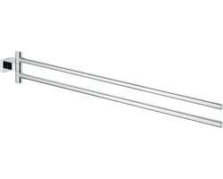 GROHE Essentials Cube handdoekhouder - met twee draaibare armen