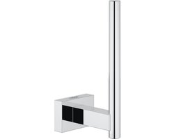 GROHE Essentials Cube Reserverolhouder - WC-rol houder voor 1 rol - Chroom