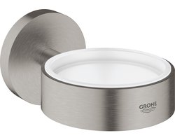 GROHE Essentials Houder voor zeepdispenser of glas - Wandbevestiging - Supersteel (rvs)