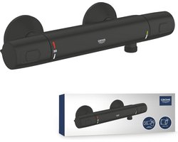 GROHE QuickFix Precision Trend thermostatische douchemengkraan - Waterbesparend - Matte Black