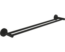 GROHE QuickFix Start dubbele handdoekhouder - 654 mm - Twee rails - Matte Black