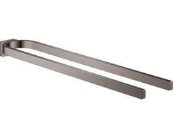 GROHE Selection Handdoekhouder Dubbel - Hard Graphite (donker grijs) - 41059A00