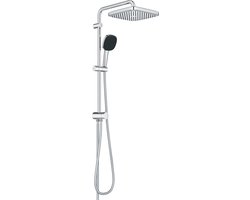 GROHE Vitalio Comfort 250 Flex douchesysteem met omstelling voor wandmontage - Zonder thermostaatkraan - Waterbesparend - Chroom