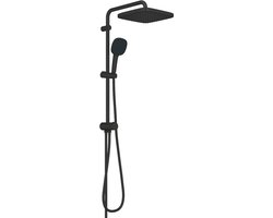 GROHE Vitalio Comfort 250 Flex douchesysteem met omstelling voor wandmontage - Zonder thermostaatkraan - Waterbesparend - Matte Black