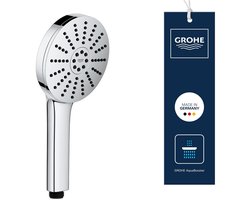 GROHE Vitalio Joy+ 120 Handdouche - 3 Straalsoorten - AquaBooster - Waterbesparend (7 L/Min) - Chroom