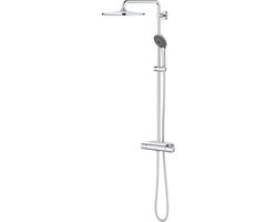 GROHE Vitalio Joy 310 Regendouche - Ã˜ 31 cm - Inclusief thermostaatkraan en planchet - Met CoolTouch technologie - Chroom