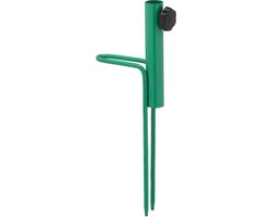 grondanker parasol - voor stokken 17-23 mm - staal - parasolhouder - groen