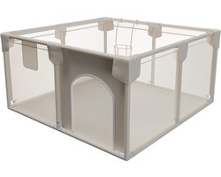 Grondbox - Baby Box - Grondbox baby - Speelbox - Kinderbox - 117 x 117 cm - Speelballen - Reistas - Zandgeel