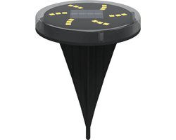 Grondlampen 12 st solar met grondpennen warmwit