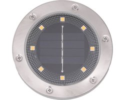 Grondlampen 4 st solar met grondpennen warmwit