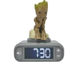 Groot 3D Nachtlamp-Wekker met Geluidseffecten