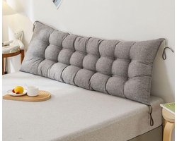Groot Hoofdeinde Kussen voor Bed en Bank - Comfortabele Rugleuning en Leeskussen