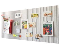 Groot prikbord, decoratief viltbord, 0,9 cm dik, opvouwbaar displaybord met plakband voor het opplakken van foto's, fotobord voor school, thuis, keuken, kantoorwanden, 60 x 40 cm，Licht camel