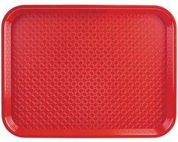 Groot Rood Serveerblad Polypropyleen - 35x45 cm - Foodservice Dienblad