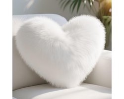 Groot wit hart kussen van 40 x 50 cm, rituals Dit zachte en pluizige sierkussen is geschikt voor bedden, stoelen, banken of woonkamers – een luxe woonaccessoire.