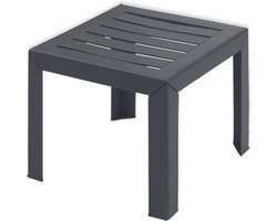 Grosfillex lage tafel 'Miami' kunsthars antraciet 40 x 40 cm