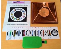 Grote (20cm) Koperen Meru Piramide Starter Kit voor therapeuten - Pyramide