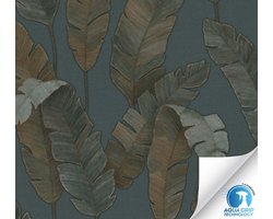 GROTE BLADEREN BEHANG | Floraal - Behangen zonder lijm! - A.S. Création WOW Designdrop