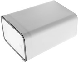 Grote capaciteit afvalbak met drukdeksel, geurloze en afgesloten prullenbak voor badkamer, slaapkamer en keuken