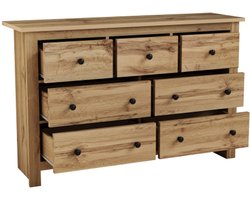 Grote capaciteit eetkamerkast met meerdere laden Buffet, koffiebarkast met 7 laden voor entree, keuken, eetkamer en woonkamer