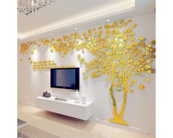 Grote DIY Boom Muursticker 3D Wanddecoratie met Fotolijsten voor Woonkamer en Slaapkamer
