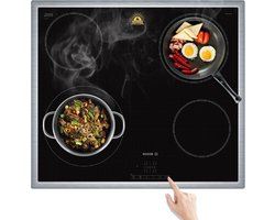 Grote doorzichtige siliconen inductiebeschermingsmat 54 x 90 cm - krasbescherming en magnetisch voor inductiekookplaat - multifunctionele mat