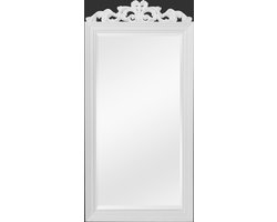 Grote Franse kuifspiegel landelijk en tijdloos Rufino Wit