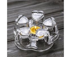 Grote glazen stoof voor theepotten - Hittebestendig en perfect voor warmhouden