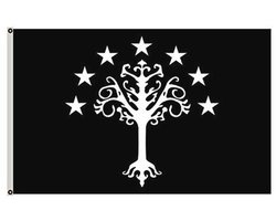 Grote Gondor Vlag 3x5Ft van Midden-aarde