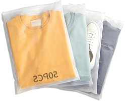 Grote Herbruikbare Zipper Bags 30 x 40 cm - 50 Stuks Transparante Waterdichte Plastic Zakjes voor Kleding, Cosmetica en Handdoeken