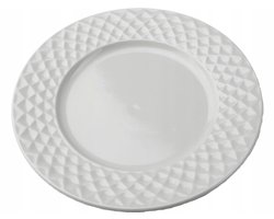 Grote keramische eetplank 26cm - Diamantgrijs