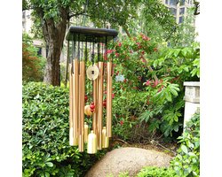 Grote koperen windgong voor buiten, tuin, binnenplaats, huis, windgongdecoraties