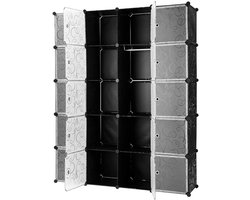 Grote Modulaire Opbergkast Met Deuren Van Kunststof