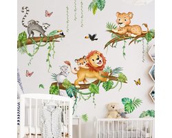 Grote Muurstickers Dieren en Boom voor Kinderkamer en Woonkamer