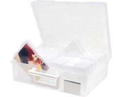 Grote Opbergdoos met Labels voor 1600 4R-Foto's - Multifunctioneel - Foto-Organizer