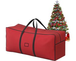 Grote Opbergtas voor Kerstboom en Decoratie - Duurzame Beschermhoes 120x38x50 cm