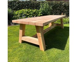 Grote Robuuste Douglas Tuintafel - 300x100 cm