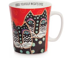 Grote Rode Koffiemok voor Koffiepauzes - Ruim Formaat