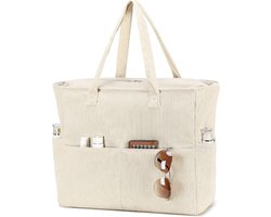 Grote strandtas met ritssluiting dames waterdichte schoudertas draagtas shopper zanddicht met ritssluiting zwembad fitness reistas familie