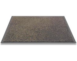 Grote vloerkleed voor inloopmat Deurmat Beige Bruin 90x150 cm