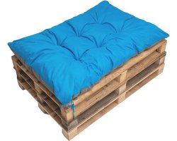 Grote Vloerkussens en Stoelkussens voor Bank en Stoelen - 120 x 60 cm, Blauw