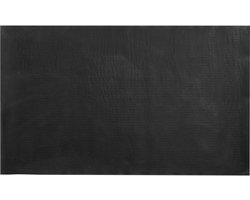 Grote voordeurmat, 2438 x 1219 mm Duurzame Vloermat voor Binnen- en Buitengebruik, Gestreepte Industriële Vloerkleed Met PVC Ondersteuning, Wasbare Ingangsvloerkleed voor Gang, Balkon, Garage, Grijs