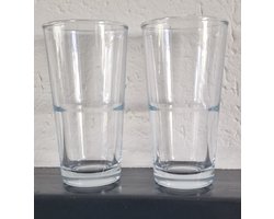 Grote waterglazen, zeer stevig, 6 stuks
