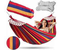 Grote XXL Hamak voor 2 Personen - Sterk Materiaal, Inclusief Draagtas