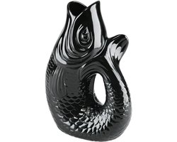 Grote Zwarte Vis Karaf en Vaas 2.7 Liter - Decoratief & Functioneel