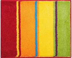 Grund Badmat, Ultrazacht en absorberend, Antislip, 5 jaar garantie, SUMMERTIME, WC-sjabloon o.A. 50x60 cm, Veelkleurig