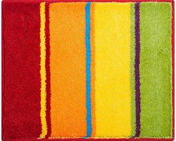 Grund Badmat, Ultrazacht en absorberend, Antislip, 5 jaar garantie, SUMMERTIME, WC-sjabloon o.A. 50x60 cm, Veelkleurig