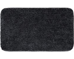 GrundHome-Melange-60x100cm-Antraciet-Sanitair-Badmat-100% Polyacryl Ultrasoft-Badmatten-Polyacryl-Ultrasoft-Douchemat