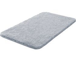 GrundHome-Melange-60x100cm-Zilver-Sanitair-Badmat-100% Polyacryl Ultrasoft-Badmatten-Polyacryl-Ultrasoft-Douchemat-