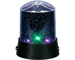 Grundig Star Projector Nachtlamp - Projector Sterrenhemel - Kinderkamer Nachtlampje met Kleurenlicht en Wit Licht - 3 Lichtmodi - Incl. USB-C Kabel - Zwart